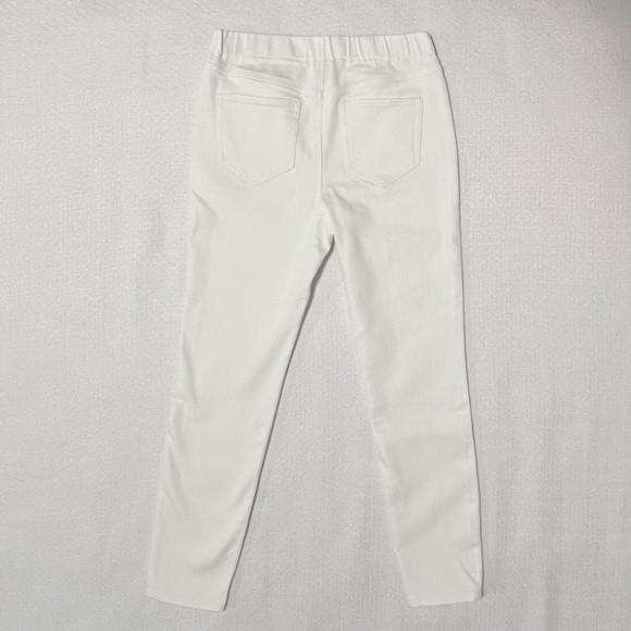 NWT Lands' End High Rise Skinny Jeans in White, Women's Size 6 Petite L28 - Picture 5 of 7
